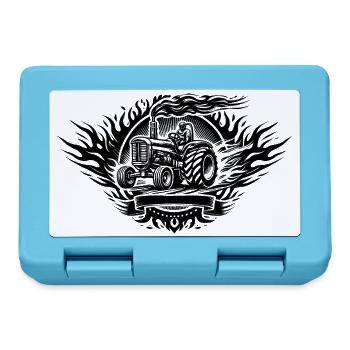 Tractor Pulling Logo - Lunchbox - sapphire blue - Front