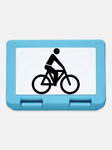 Fahrrad - Brotdose - Saphirblau