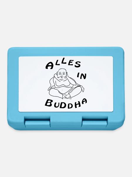 alles in buddha - Brotdose - Saphirblau