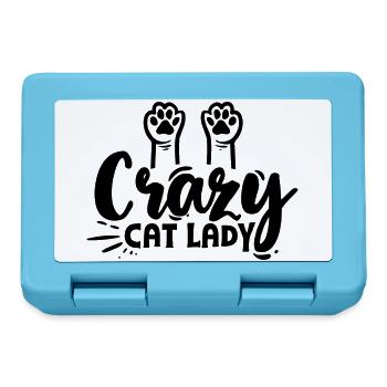 Cat Lover - Boîte à goûter - bleu saphir - Devant