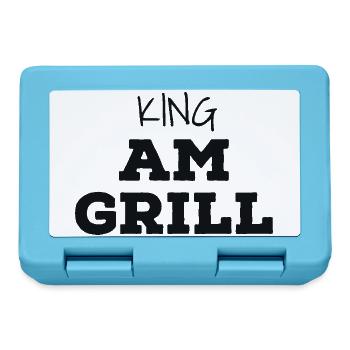 King at the grill - Lunchbox - sapphire blue - Front