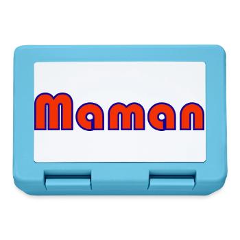 MAMA. MUTTERTAG. ALLES GUTE ZUM GEBURTSTAG MAMA. ICH LIEBE DICH - Brotdose - Saphirblau - Vorne