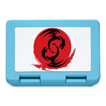 Red Dragon Circle - Lunchbox - sapphire blue - Front