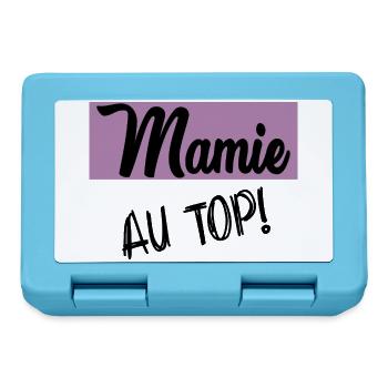 BONNE FÊTE MAMIE - Boîte à goûter - bleu saphir - Devant