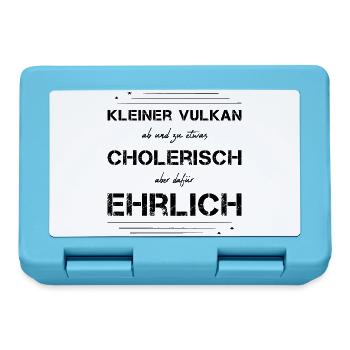 cholerisch ehrlich Choleriker - Brotdose - Saphirblau - Vorne