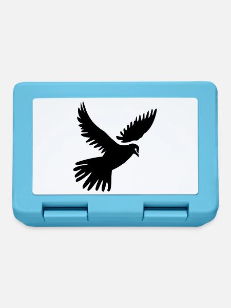Peace Dove - Brotdose - Saphirblau