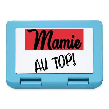 MAMIE. GRAND-MERE. FÊTE DES MÈRES - Boîte à goûter - bleu saphir - Devant
