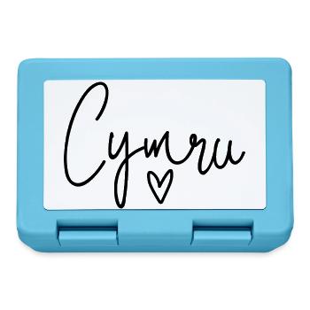 Cymru Calon Wales Heart - Lunchbox - sapphire blue - Front