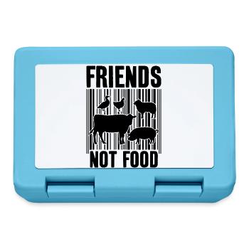 FRIENDS NOT FOOD VEGAN VEGANS - Lunchbox - sapphire blue - Front