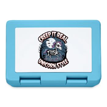 Creep It Real Unicorn Style - Lunchbox - sapphire blue - Front