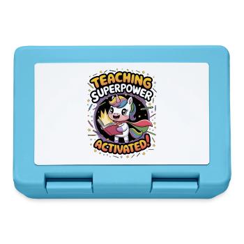 Teaching Superpower Activated! - Lunchbox - sapphire blue - Front