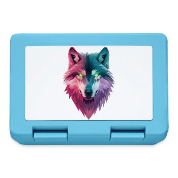 Spirit Wolf - Lunchbox - sapphire blue - Front
