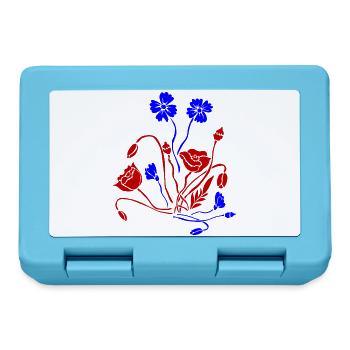 Fleur Picture Fleurs - Boîte à goûter - bleu saphir - Devant