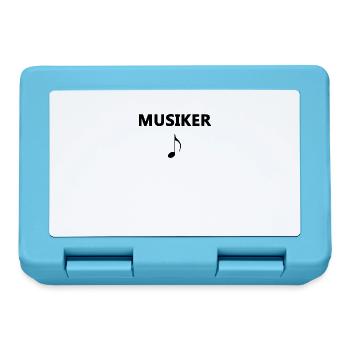 Musiker | Musik | Musiknote - Brotdose - Saphirblau - Vorne