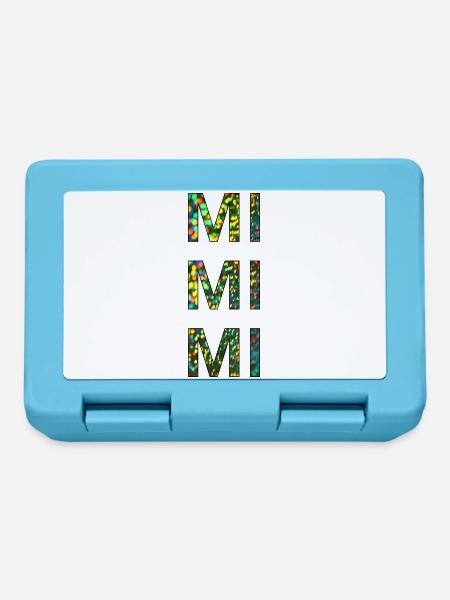 mimimi glitter - Brotdose - Saphirblau