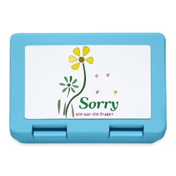 Sorry, wie war die Frage? - Brotdose - Saphirblau - Vorne
