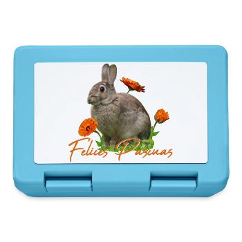 felices pascuas - Brotdose - Saphirblau - Vorne
