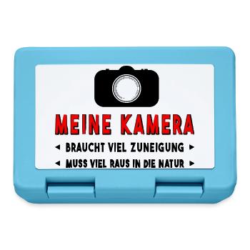 Kamera fotografieren - Brotdose - Saphirblau - Vorne