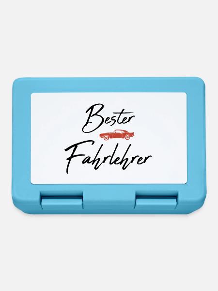 Bester Fahrlehrer - Brotdose - Saphirblau
