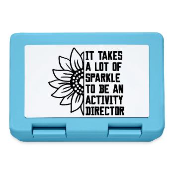 Activity Director Spruch Humor - Brotdose - Saphirblau - Vorne