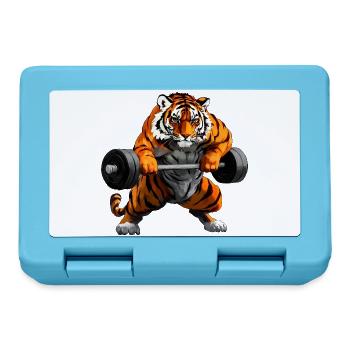 starker Tiger - Brotdose - Saphirblau - Vorne