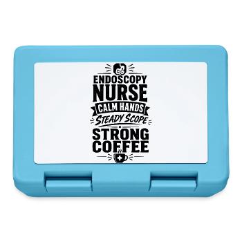 Endoscopy Nurse - Brotdose - Saphirblau - Vorne