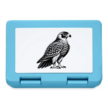 Rotschwanzbussard - Brotdose - Saphirblau - Vorne