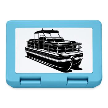 Pontonboot - Brotdose - Saphirblau - Vorne
