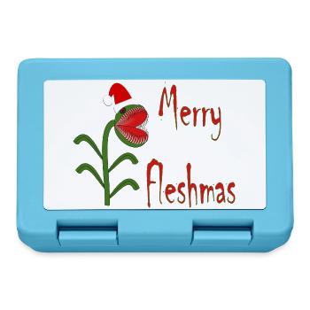 Fröhliche Fleischfliegenfalle der Santa-Venusfliegenfalle - Brotdose - Saphirblau - Vorne