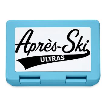 Après-Ski – Ultras (Schriftzug Apres Ski / Black) - Brotdose - Saphirblau - Vorne