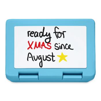 Ready for Xmas – Weihnachtsstimmung ab August - Brotdose - Saphirblau - Vorne