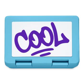 Coole Grafiti Purple Urban Lettering - Brotdose - Saphirblau - Vorne