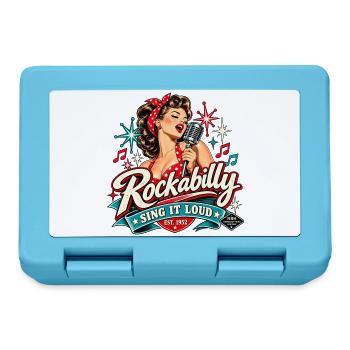 Rockabilly-Sänger – Sing It Loud 1952 - Brotdose - Saphirblau - Vorne