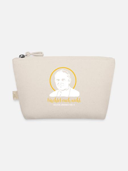 Fürchtet euch nicht - Papst Johannes Paul II JP2 - Bio-Täschchen - Natur