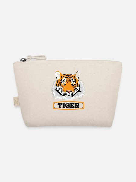 Tiger - Bio-Täschchen - Natur