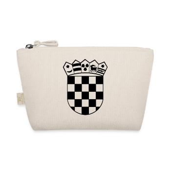 Kroatien Wappen Hrvatska Grb Croatia coat of arms - Bio-Täschchen - Natur - Vorne