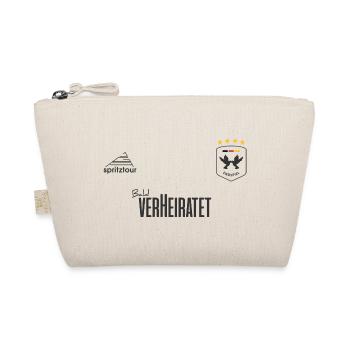 JGA - Trikot - Bald verheiratet - Dunkle Schrift - Bio-Täschchen - Natur - Vorne