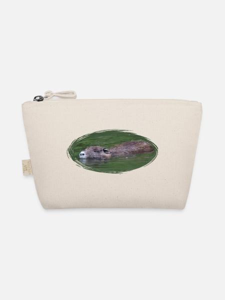 Nutria Biber Biberratte Wasserratte - Bio-Täschchen - Natur