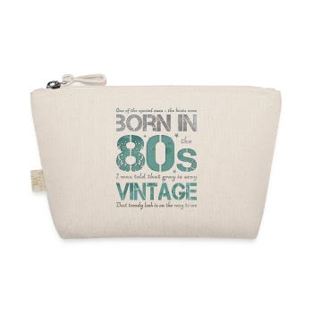 die Achtziger 80er 80s - Bio-Täschchen - Natur - Vorne