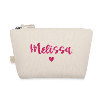 Melissa Herz Pink - Bio-Täschchen - Natur - Vorne
