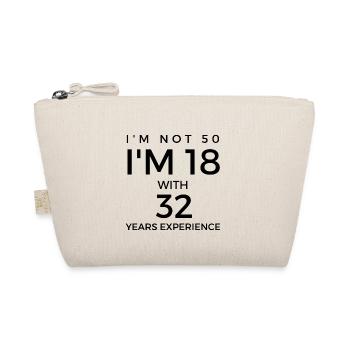 50th birthday - saying for 50th birthday - Organic Pouch - nature - Front