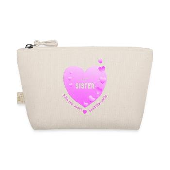 best sister - Bio-Täschchen - Natur - Vorne