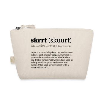 skrrt (skuurt) HipHop - Bio-Täschchen - Natur - Vorne