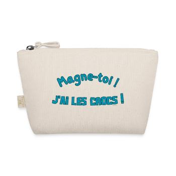 Magne-toi J'ai les Cr*cs – Bleu Pop - Trousse biologique - nature - Devant