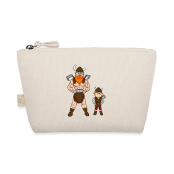 Viking Father Son - Bio-Täschchen - Natur - Vorne