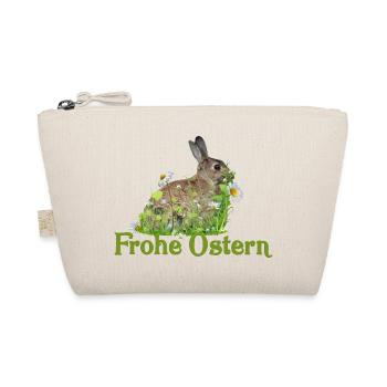 Frohe Ostern - Bio-Täschchen - Natur - Vorne