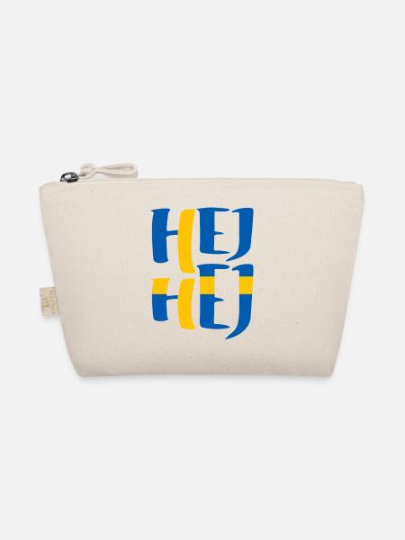 SCHWEDEN HEJ HEJ SCHWEDISCH - Bio-Täschchen - Natur