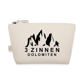 3 Zinnen Dolomiten - Bio-Täschchen - Natur - Vorne