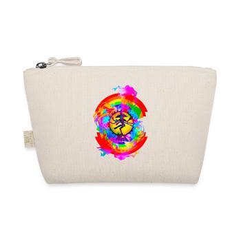 Regenbogen Shiva Tantra - Bio-Täschchen - Natur - Vorne