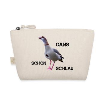 Ganz schön schlau - Bio-Täschchen - Natur - Vorne